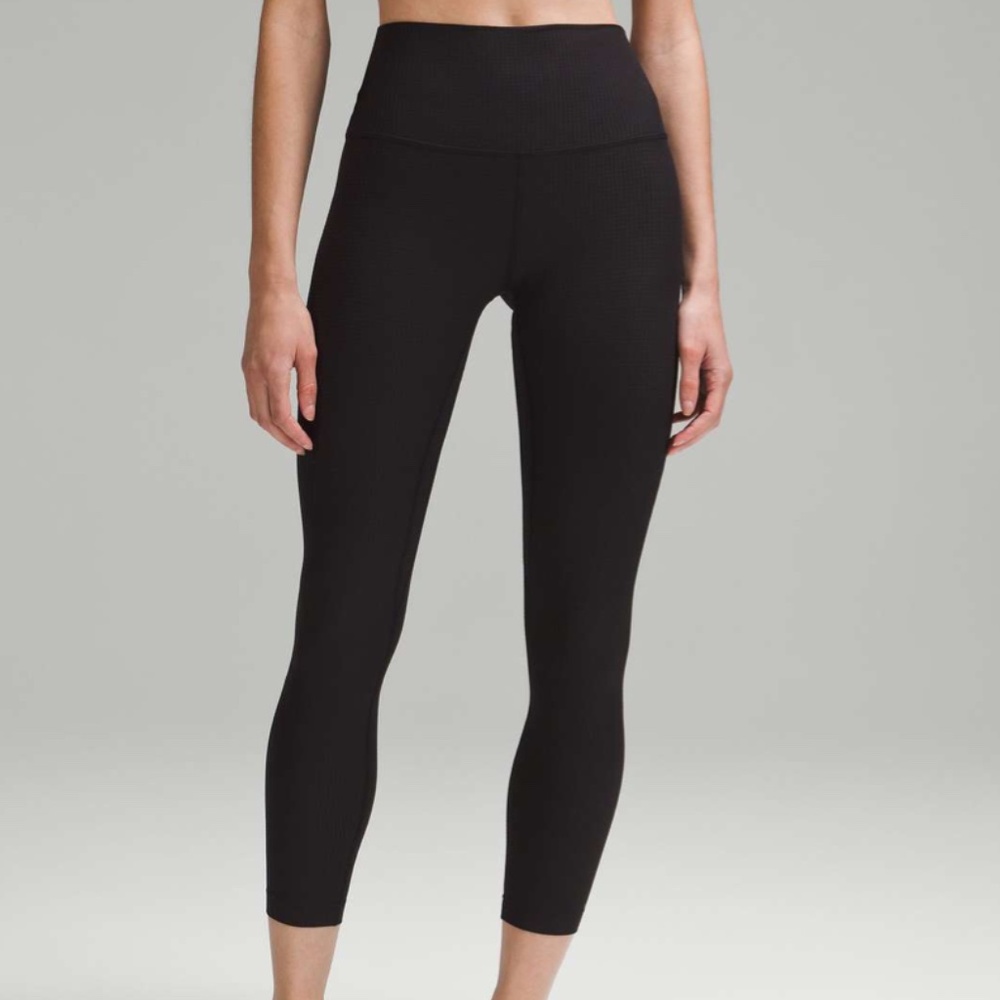 Lululemon High-Rise Yoga Tight 25" *Grid Texture